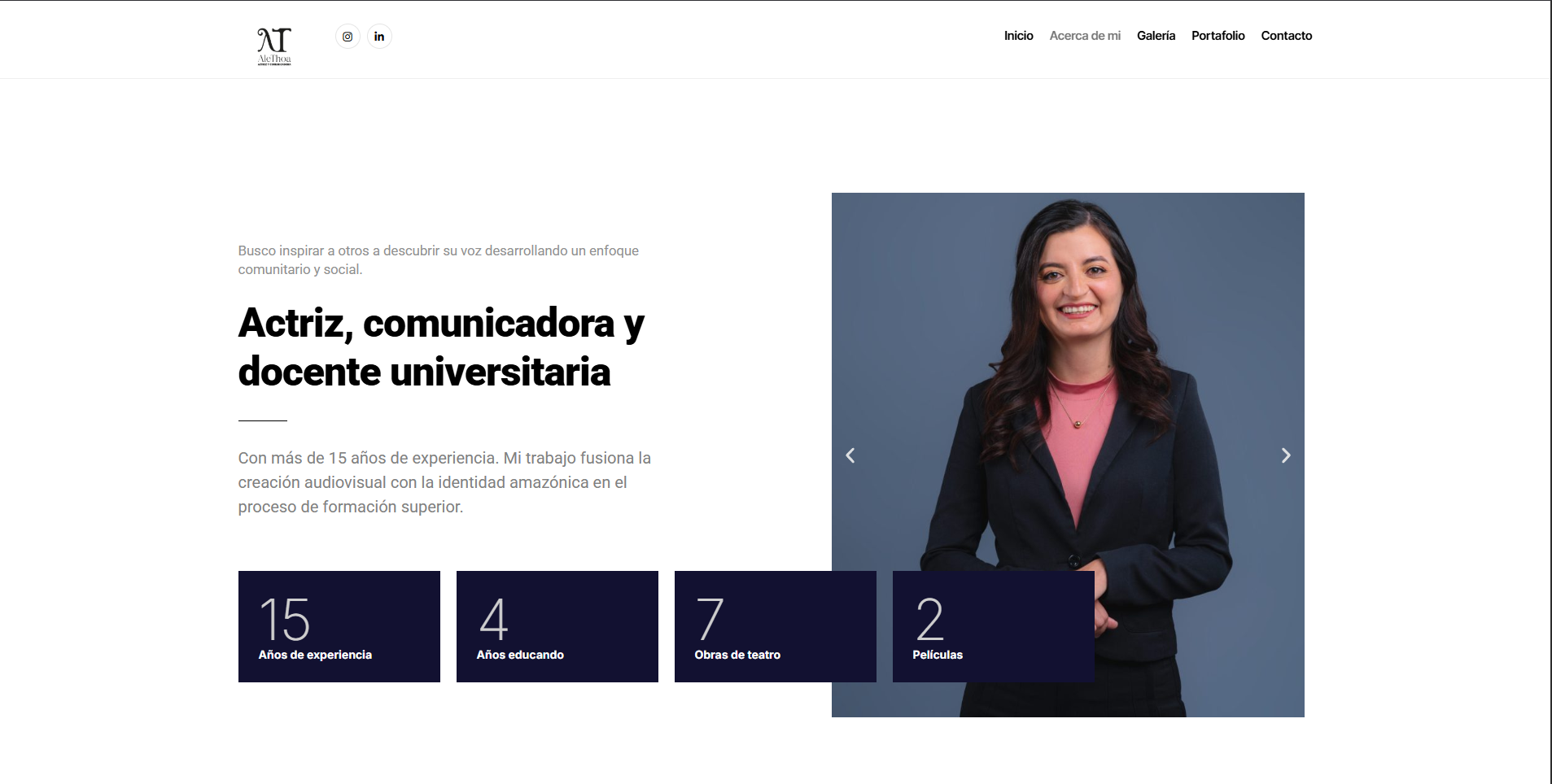 Sitio Web Oficial Alethoa - Galería 2
