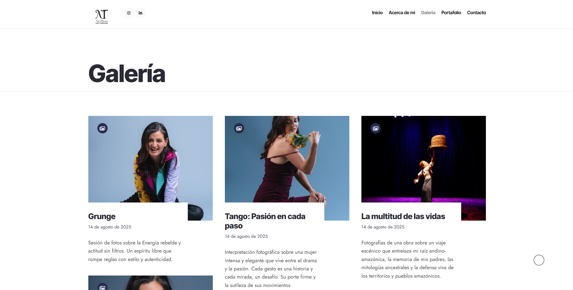 Sitio Web Oficial Alethoa - Galería 3