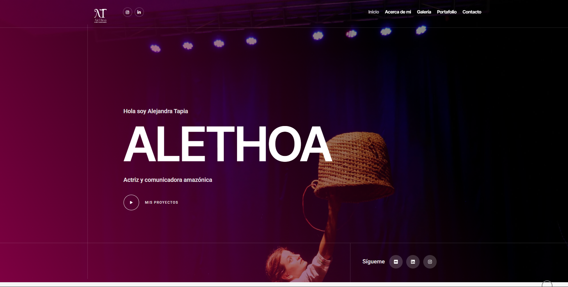 Sitio Web Oficial Alethoa - Screenshot 1